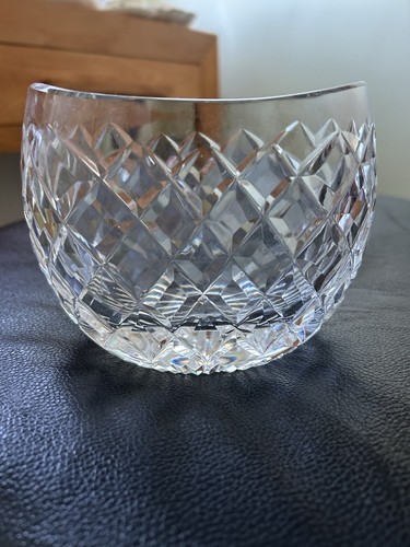 Waterford half moon vase - half,