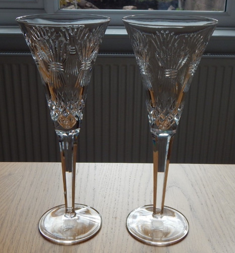 Pair waterford crystal - of,