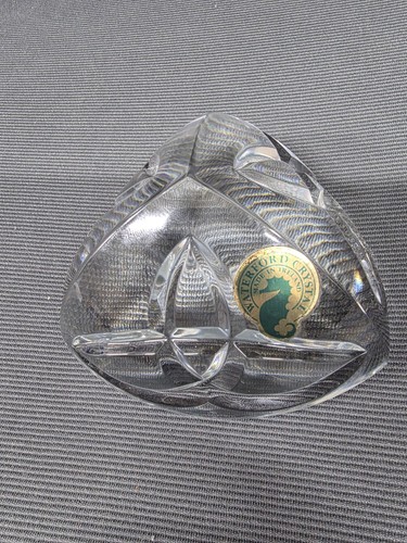 Waterford solid clear crystal - solid,