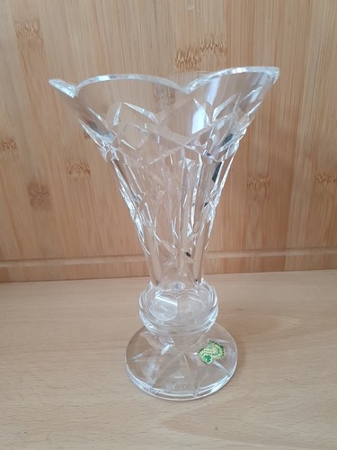 Waterford crystal footed - crystal, vase